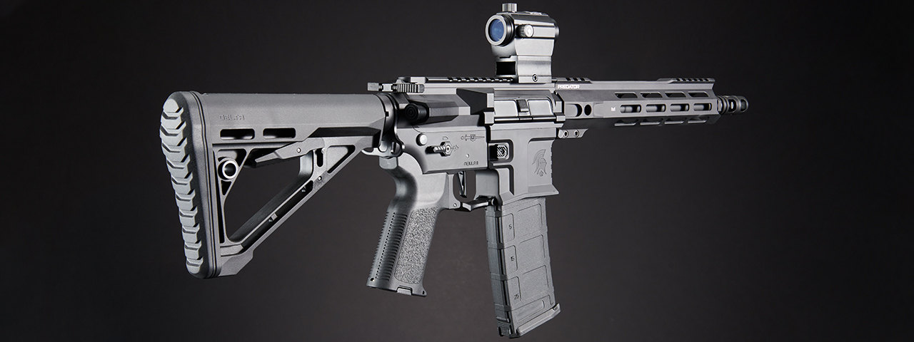 Dr. Gearbox Custom LT-42BV Gen 4 "ALPHA" 10" Full Metal AEG Rifle - (Black)