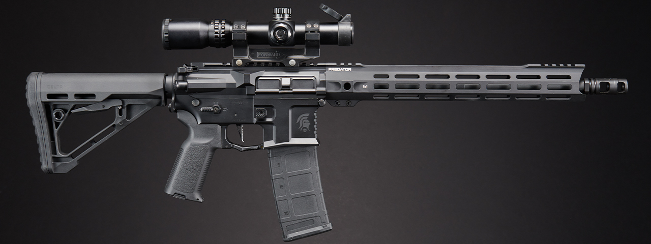 Dr. Gearbox Custom LT-42BV Gen 4 "ALPHA" 13" Full Metal AEG Rifle - (Black)