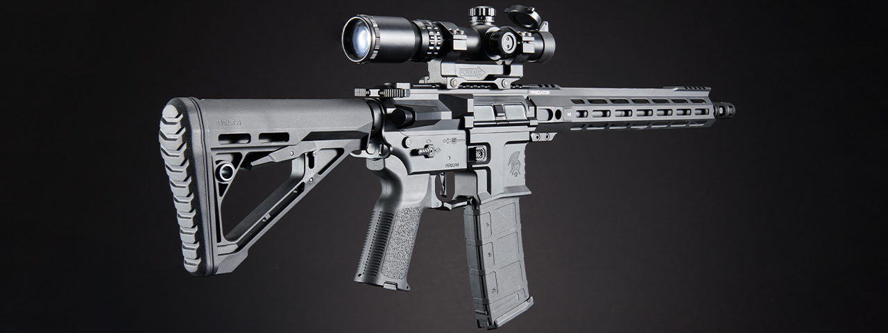 Dr. Gearbox Custom LT-42BV Gen 4 "ALPHA" 13" Full Metal AEG Rifle - (Black)
