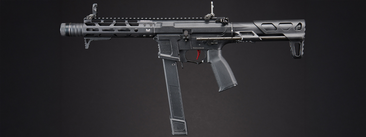 Dr. Gearbox Custom G&G 7" CM16 ARP 9 2.0 "RAVEN" CQB Airsoft AEG Rifle w/ Gate TITAN ETU - (Black)