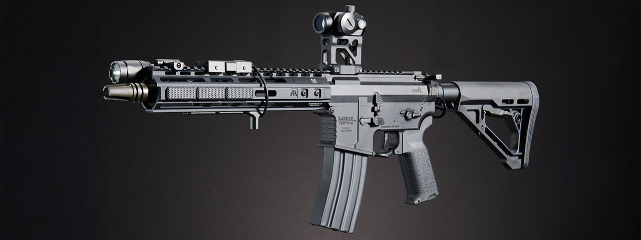 Custom Pulse - Lancer Tactical Gen 4 Predator 10" SBR AEG w/ Aster II Bluetooth ETU