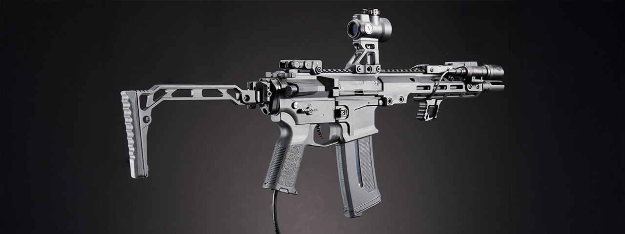 Custom Disrupt Gravity - Lancer Tactical Gen 2 Stalker 10" M4 HPA Airsoft Rifle