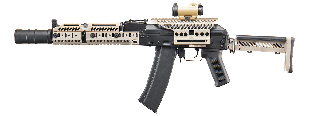 Custom Gwyn - Lancer Tactical AK-Series AK-105 AEG Airsoft Rifle Custom Gwyn - Lancer Tactical AK-Series AK-105 AEG Airsoft Rifle