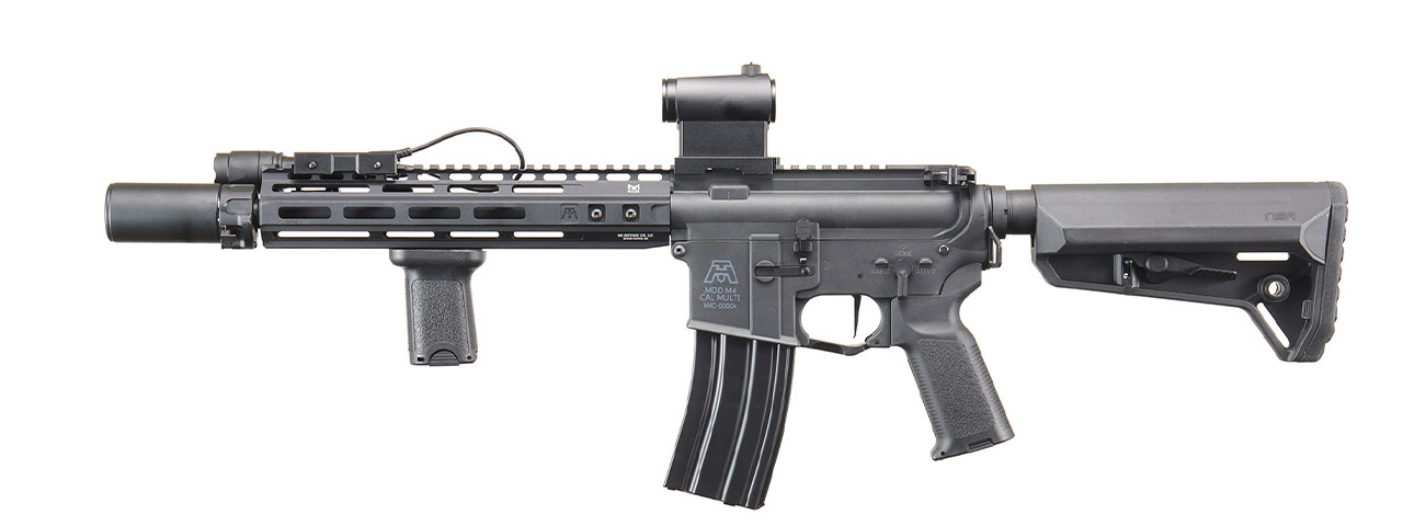 Custom Abraxas - BG Defense Type-A MK2 10' AEG Rifle by Lancer Tactical - (Black)