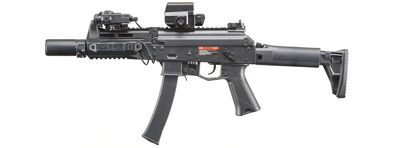 Custom Lancer Tactical ARGO - PPK-20 Gen 3 Compact AEG Airsoft SMG - (Black)