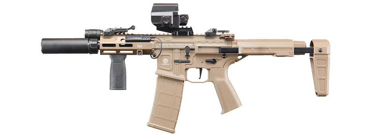 Custom Gideon - Poseidon Punisher 6" QRF AEGR Rifle - (Tan) Custom Gideon - Poseidon Punisher 6" QRF AEGR Rifle - (Tan)