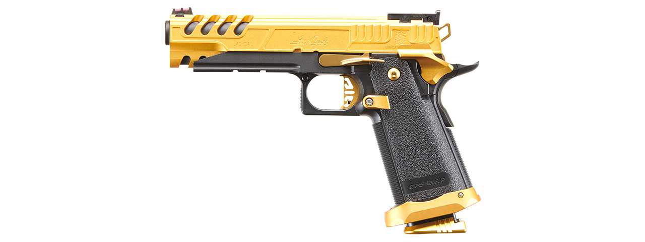 Custom Golden Rival - Tokyo Marui Hi-Capa 5.1 Gold Match Gas Blowback Airsoft Pistol Custom Golden Rival - Tokyo Marui Hi-Capa 5.1 Gold Match Gas Blowback Airsoft Pistol