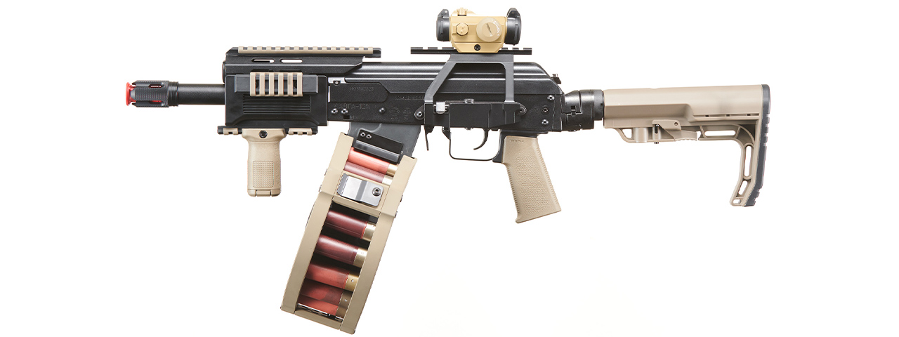 Custom Valdis - Tokyo Marui SAIGA-12 SBS Tri-Shot Gas Blowback Airsoft Shotgun Custom Valdis - Tokyo Marui SAIGA-12 SBS Tri-Shot Gas Blowback Airsoft Shotgun