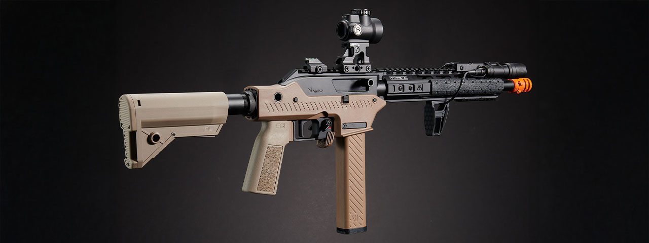 Custom Desert Cage - Vorsk VMP-2M ASSAULT VARIANT GBB Airsoft Rifle Select Fire