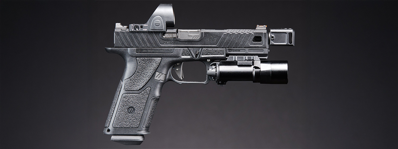 Custom Darken - PTS Syndicate ZEV OZ9 Standard Version GBB Pistol Airsoft