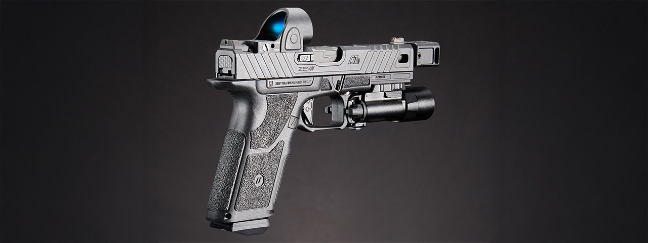 Custom Darken - PTS Syndicate ZEV OZ9 Standard Version GBB Pistol Airsoft
