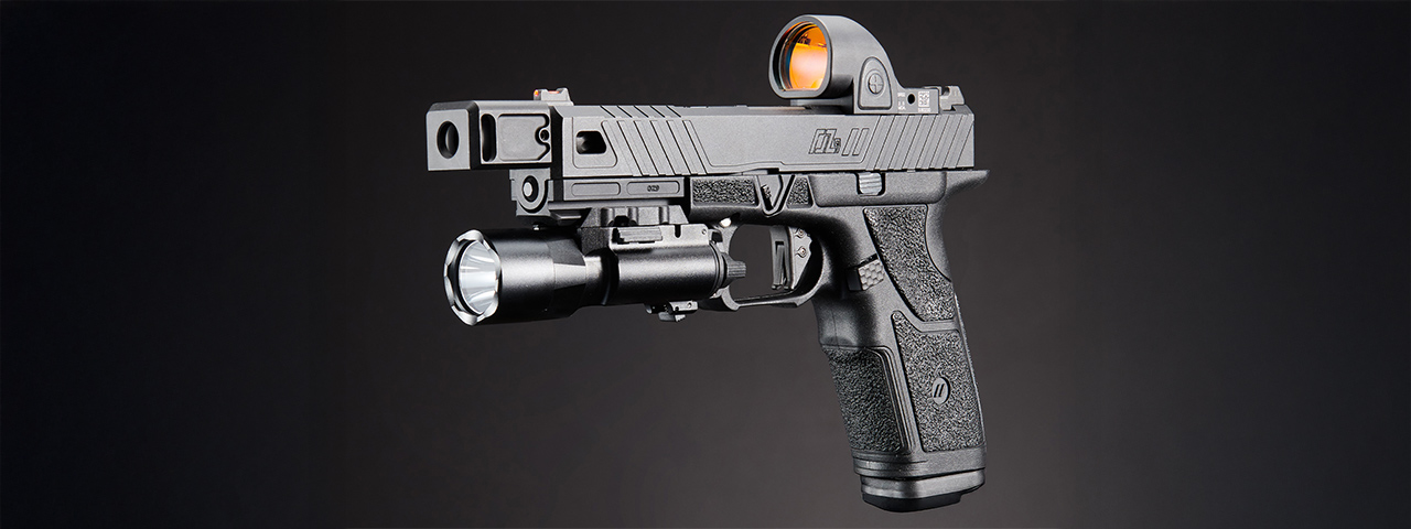 Custom Darken - PTS Syndicate ZEV OZ9 Standard Version GBB Pistol Airsoft