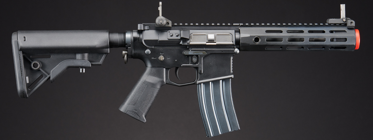 E&L AR MUR CUSTOM SBR AEG RIFLE - PLATINUM (BLACK)