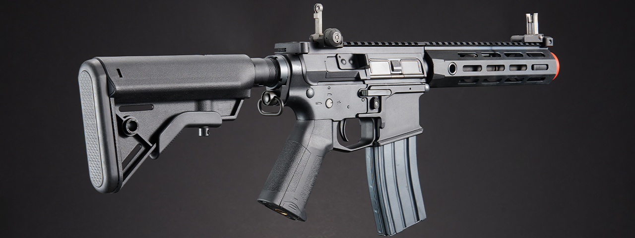 E&L AR MUR CUSTOM SBR AEG RIFLE - PLATINUM (BLACK)