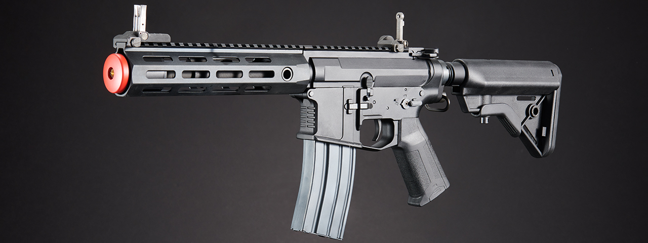 E&L AR MUR CUSTOM SBR AEG RIFLE - PLATINUM (BLACK)