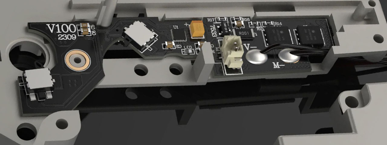 Eshooter Kestrel V3 Basic Programmable Airsoft ETU with AK G36 Selector Support