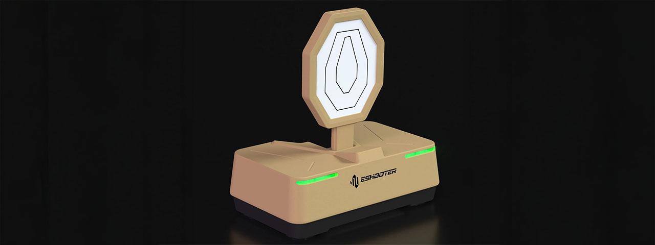 Eshooter Sentry 1 Pro Dry Fire Laser Training System with Wireless Target and App Integration - (Tan)