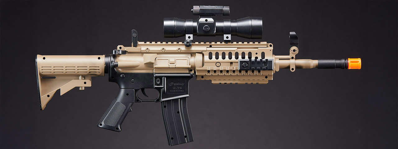 Galaxy G70 AR Interactive Game/Spring Airsoft Rifle (Black/Dark Earth)
