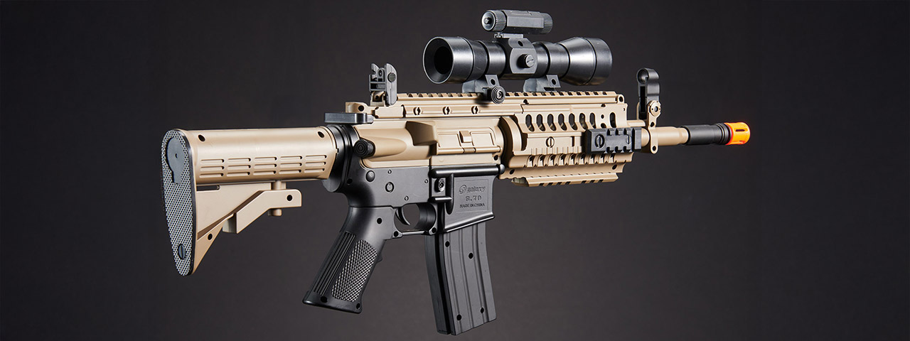 Galaxy G70 AR Interactive Game/Spring Airsoft Rifle (Black/Dark Earth)