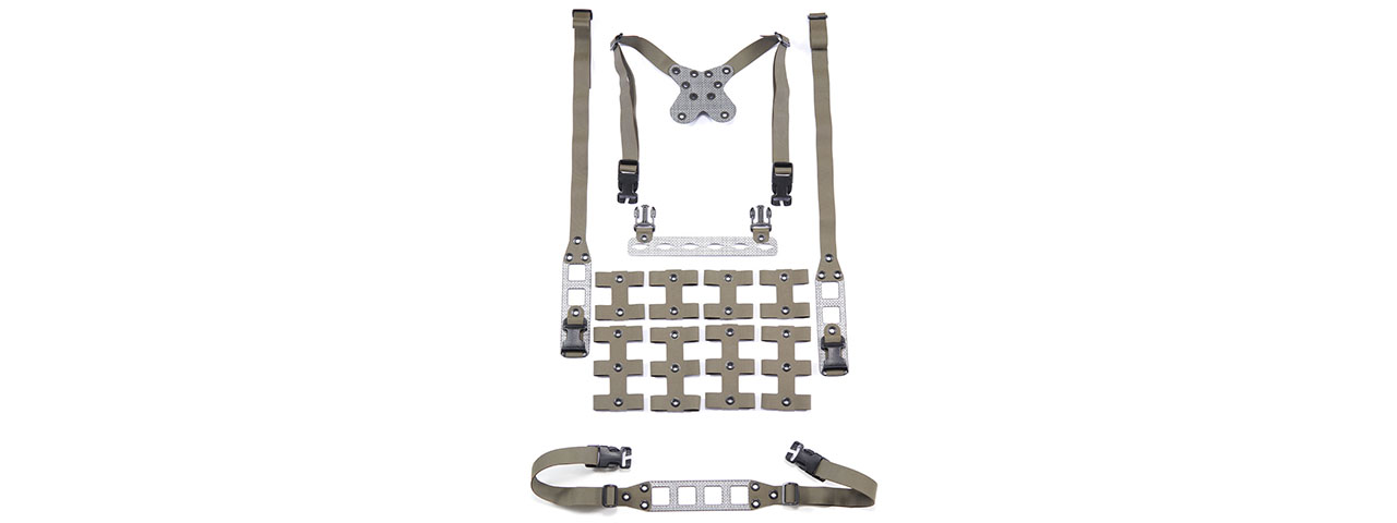 GBRS Group MCR LTE Modular Chest Rig Kit - (Ranger Green)