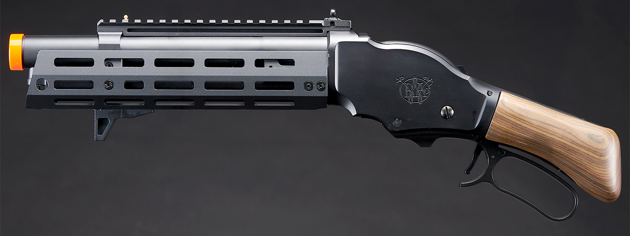 Golden Eagle Alpha Tactical Production A.T.87 Compact Lever Action Gas Shotgun - (Black)