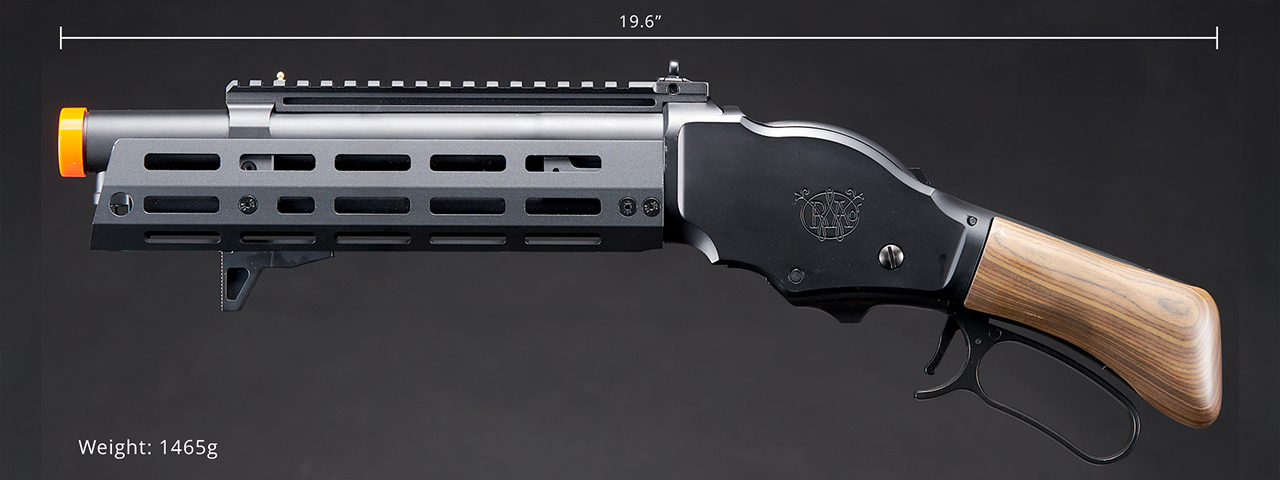 Golden Eagle Alpha Tactical Production A.T.87 Compact Lever Action Gas Shotgun - (Black)