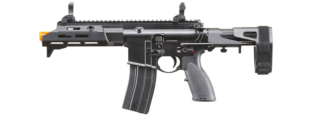 Golden Eagle GBBR Airsoft Rifle w/ 7.5" M LOK Handguard and Mock Suppressor - (Black)