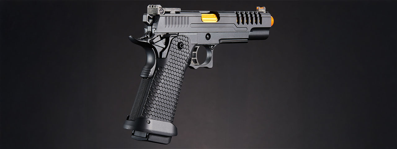 Golden Eagle 3358 Pro Series Gas Blowback Airsoft Pistol - (Black/Gold)