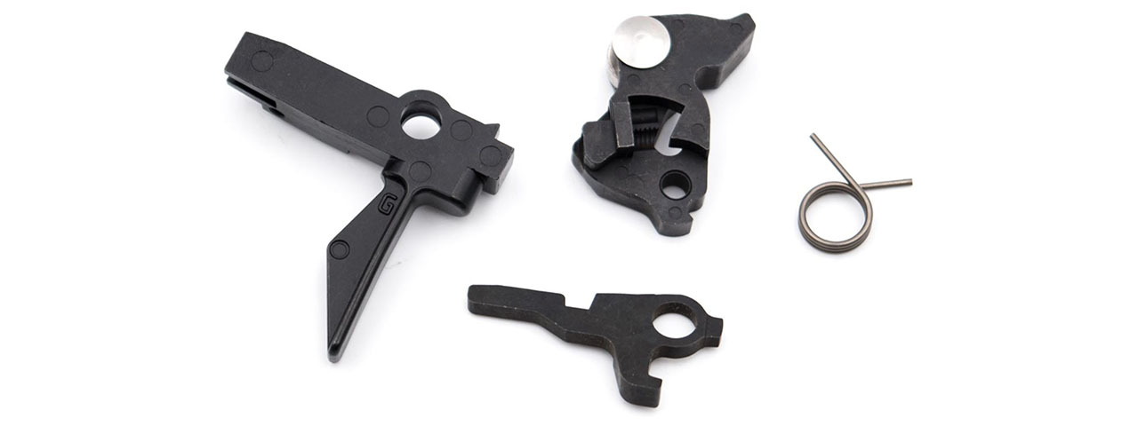 Guns Modify EVO Steel 100-180% Adjustable Hammer w/ GEI Style Trigger for Tokyo Marui M4 MWS GBBR - (Black)