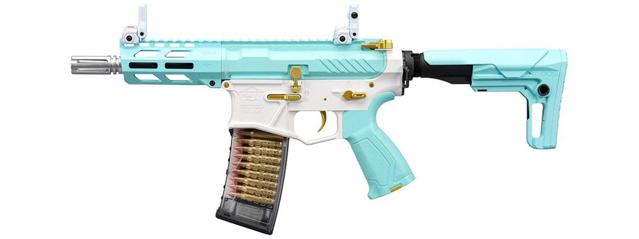 G&G CM16 Batto CQB Airsoft AEG - (Macaron Blue)