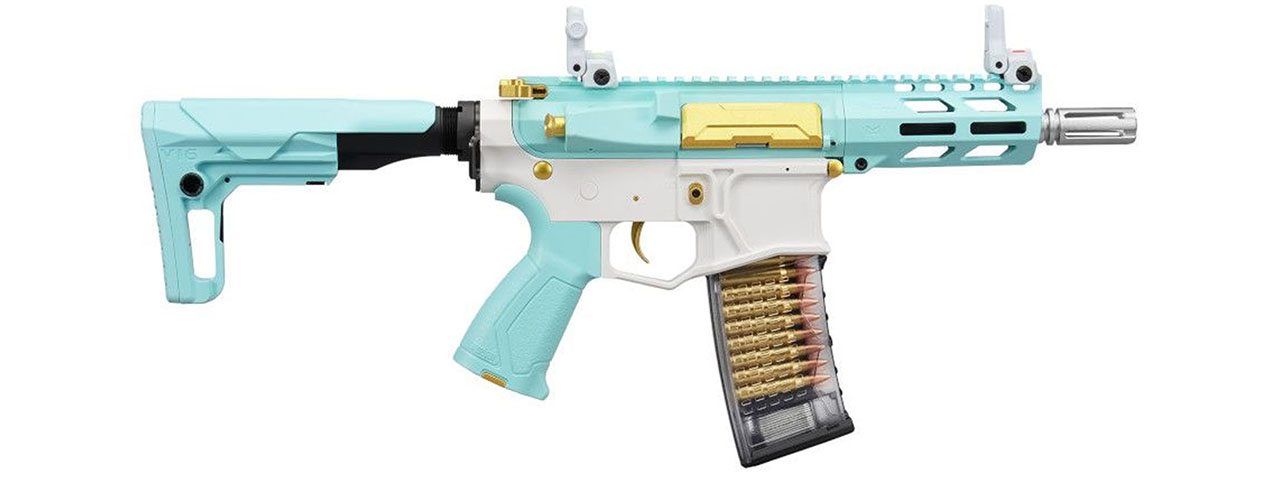 G&G CM16 Batto CQB Airsoft AEG - (Macaron Blue)