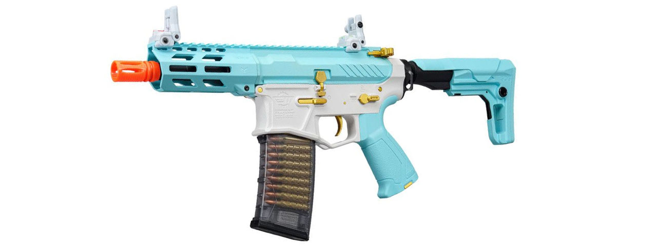G&G CM16 Batto CQB Airsoft AEG - (Macaron Blue)