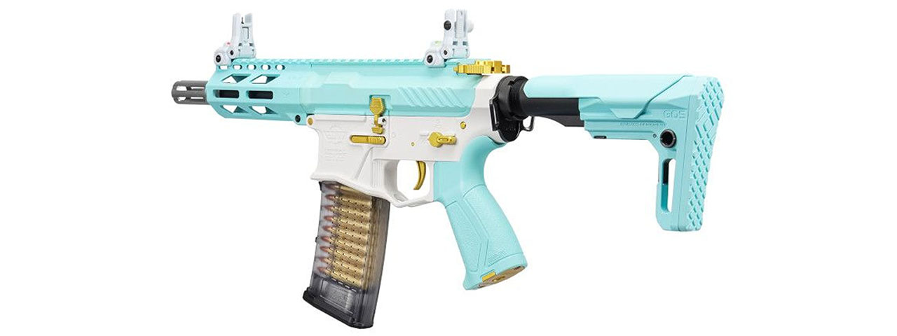 G&G CM16 Batto CQB Airsoft AEG - (Macaron Blue)