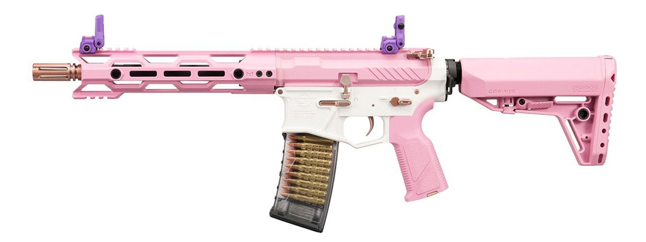 G&G CM16 Stealth 556 AEG Airsoft Rifle - (Taffy Pink)