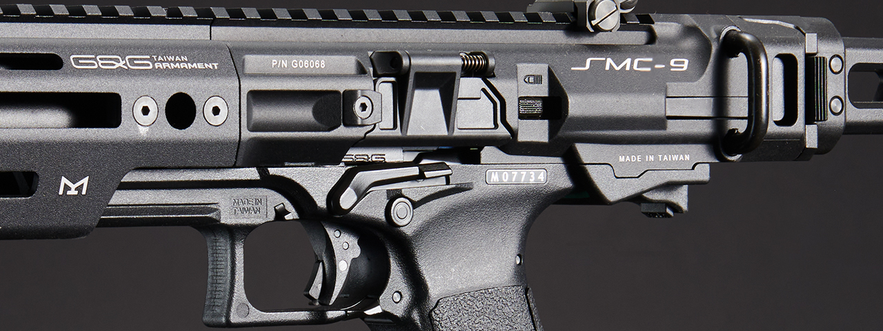G&G SMC-9 GBB Pistol Carbine - (Black)