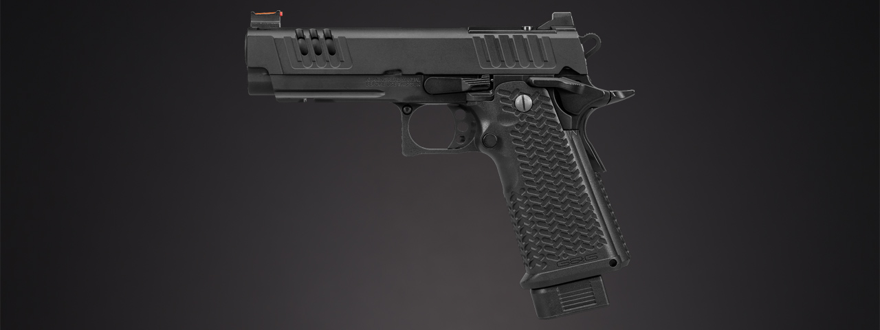 G&G STP45 PRO 7.4" Hi-Capa GBB Airsoft Pistol - (Black)