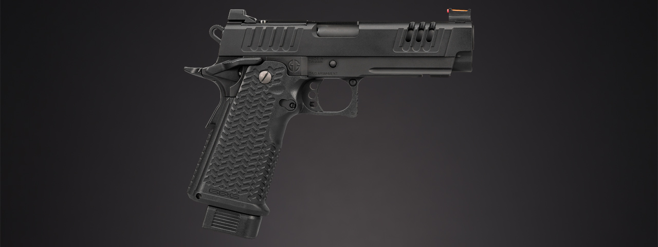 G&G STP45 PRO 7.4" Hi-Capa GBB Airsoft Pistol - (Black)