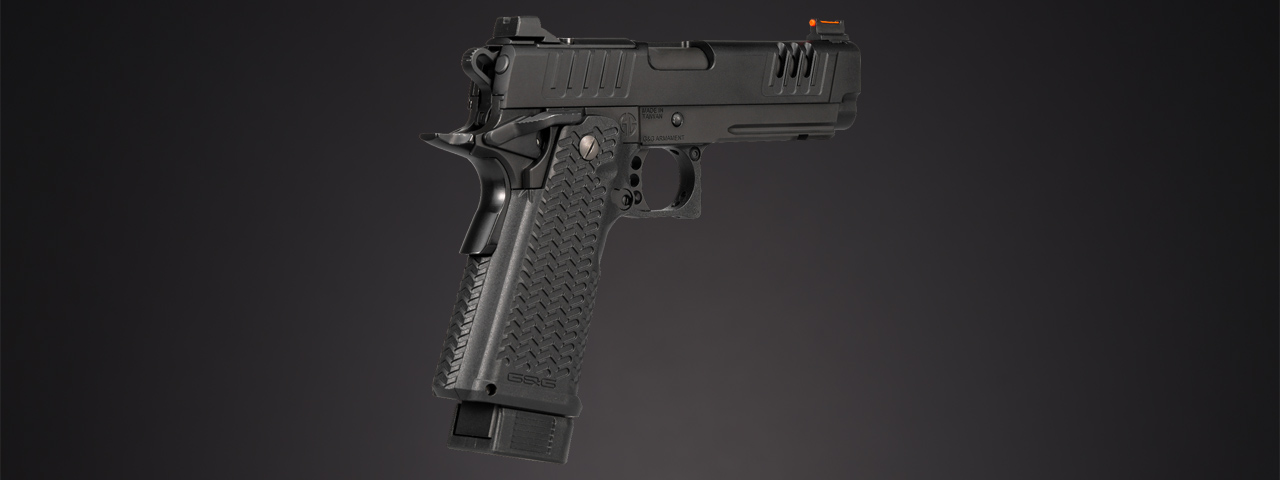 G&G STP45 PRO 7.4" Hi-Capa GBB Airsoft Pistol - (Black)