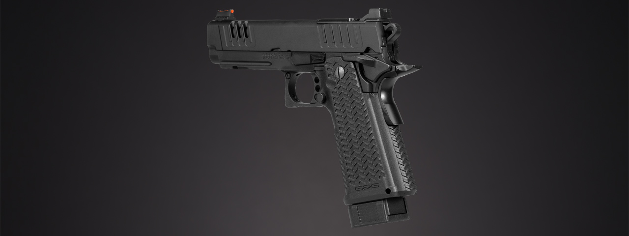 G&G STP45 PRO 7.4" Hi-Capa GBB Airsoft Pistol - (Black)