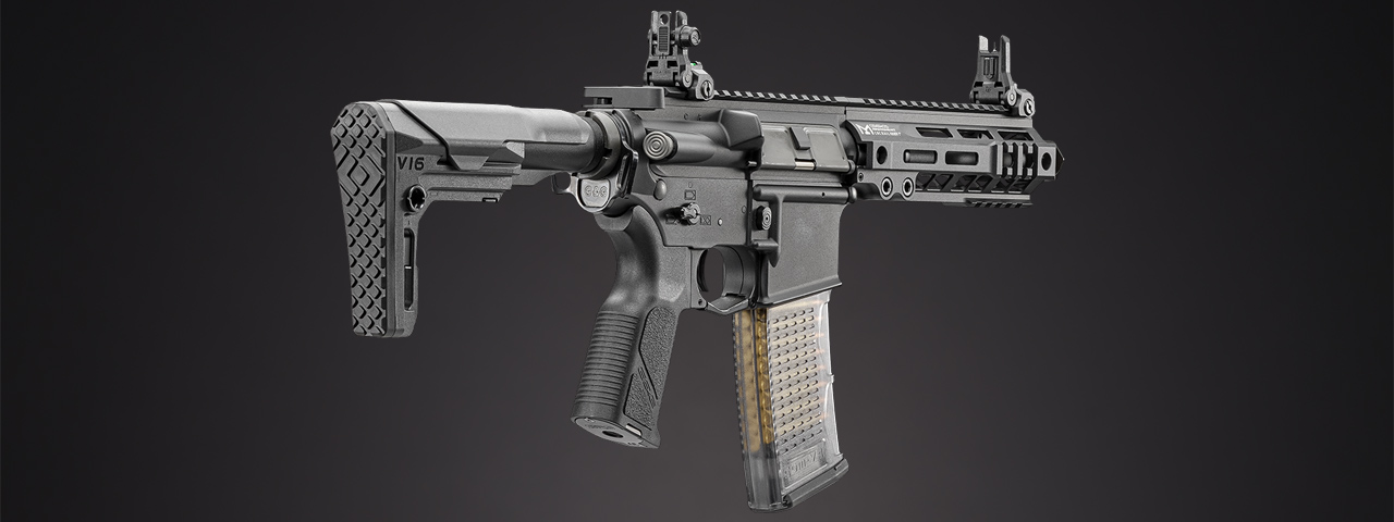 G&G TR16 GMS MK2 7" M4 AEG Airsoft Rifle - (Black)