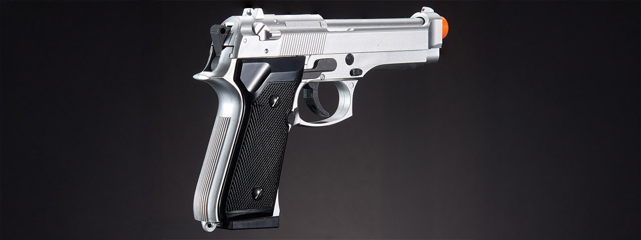 HFC HA-118S Premium Spring Tactical Tactical Airsoft Pistol (Color: Silver)