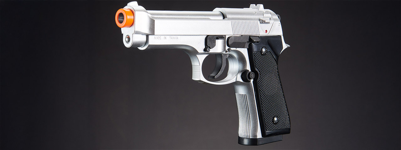 HFC HA-118S Premium Spring Tactical Tactical Airsoft Pistol (Color: Silver)