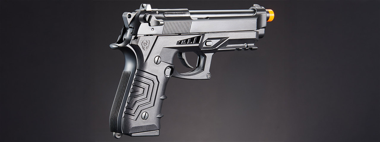 HG-173BBB HG-173 GAS BLOWBACK SEMI-AUTO M9 AIRSOFT PISTOL (BLACK)
