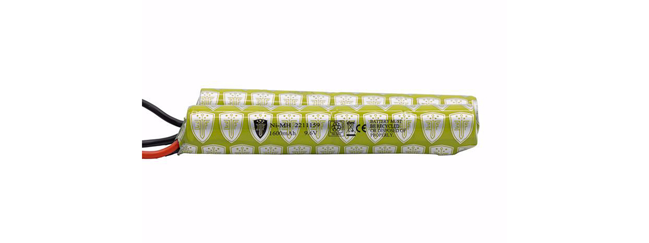 Elite Force Airsoft Deans 9.6V 1600 mAh Nun-Chuck NiMH Battery