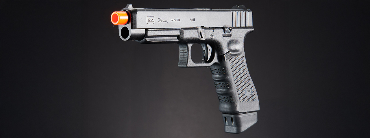 Elite Force Fully Licensed Deluxe Glock 34 Gen 4 CO2 Gas Blowback Airsoft Pistol (Color: Black)