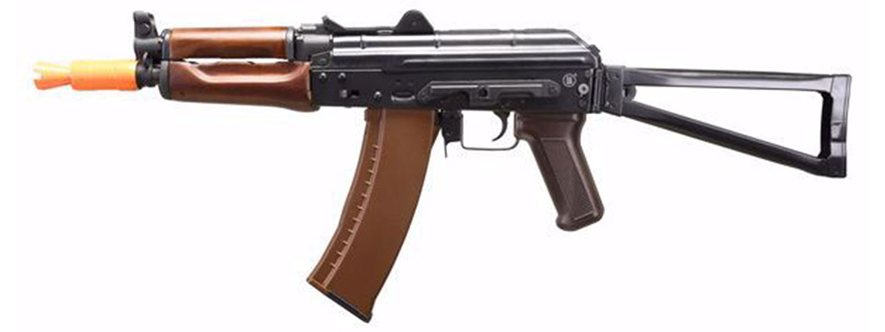 E&L AKS-74UN Platinum AEG AK Airsoft Rifle w/ 2.0 ETU MOSFET - Wood and Steel
