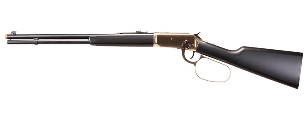 Elite Force Legends Limited Edition Saddle Gun CO2 Powered Lever Action Carbine Airsoft Rifle - (Gold/Black)