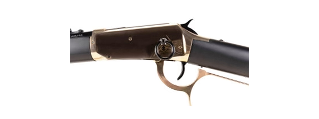 Elite Force Legends Limited Edition Saddle Gun CO2 Powered Lever Action Carbine Airsoft Rifle - (Gold/Black)