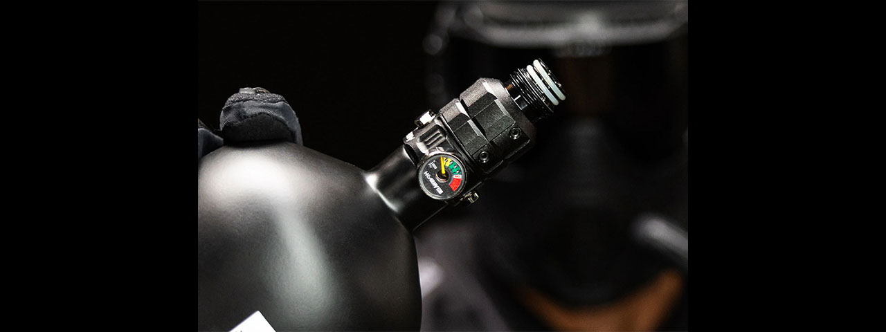 HK Army Turbine Pro HPA Long Body Regulator - (Black)