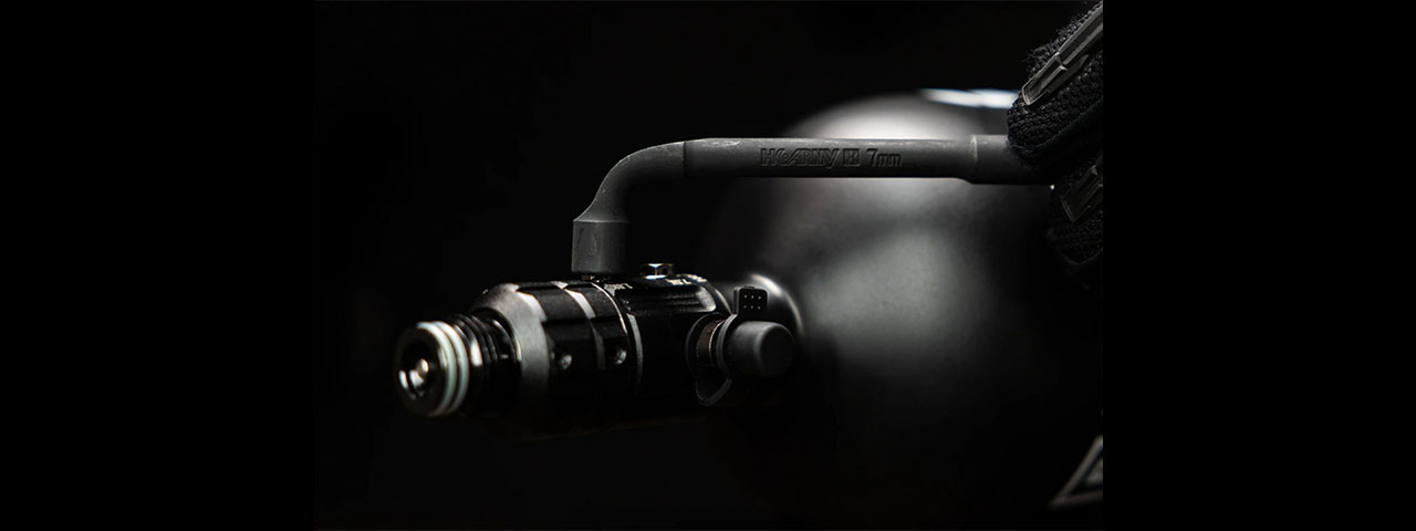 HK Army Turbine Pro HPA Long Body Regulator - (Black)